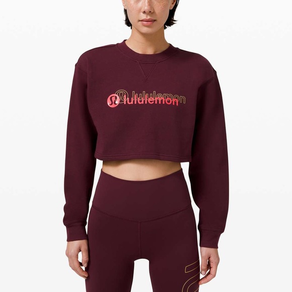 lululemon athletica Sweaters - NWT lululemon All Yours Cropped Crew *LNY